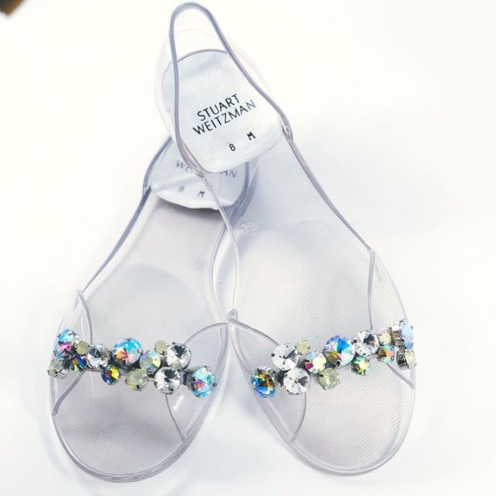 Stuart Weitzman Jelly Flats
